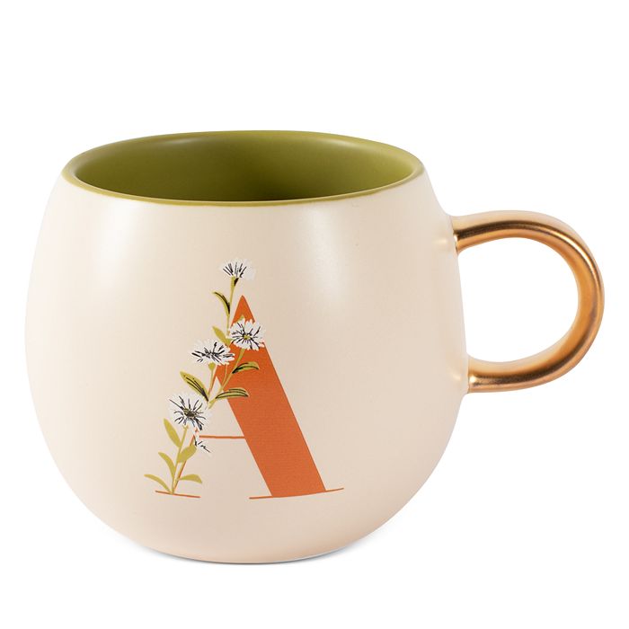 Fringe Monogram Floral Round Mug Bloomingdale's