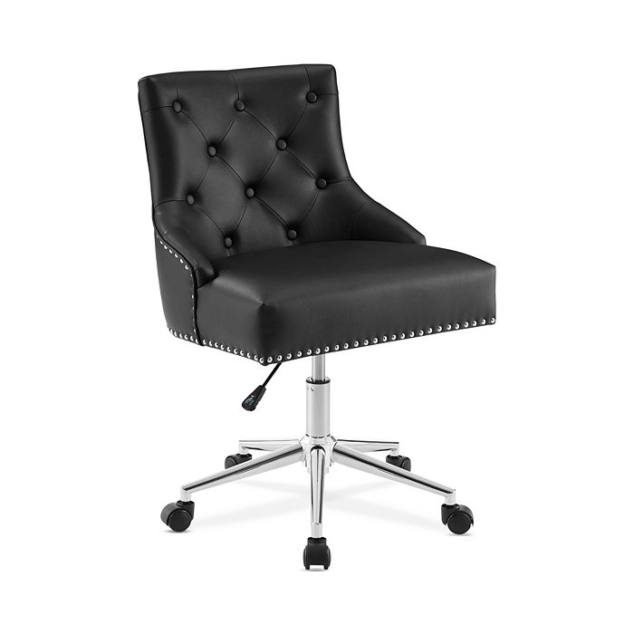 Modway Regent Tufted Button Swivel Faux Leather Office Chair ...