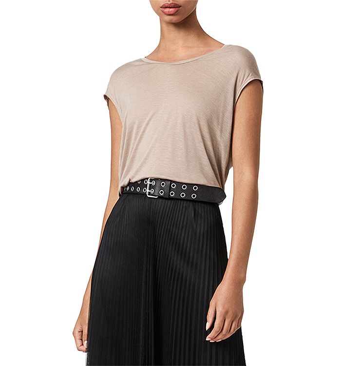 AllSaints Micaela Pleated Maxi Skirt