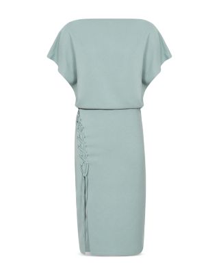REISS Theodora Lace Up Fitted Dress | Bloomingdale's Women