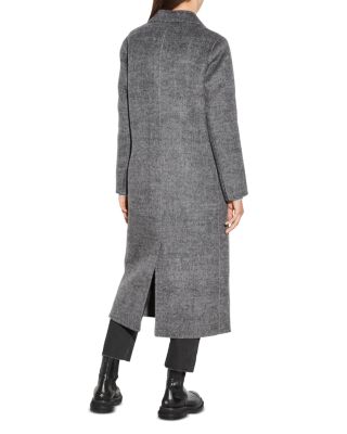 Sandro Juno Double-Breasted Wool Blend Coat | Bloomingdale's
