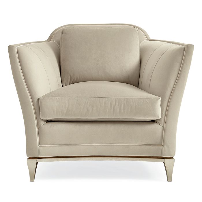 Caracole Bend The Rules Accent Chair In Beige