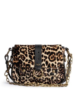 Zadig & Voltaire Kate Leather & Calf Hair Shoulder Bag | Bloomingdale's