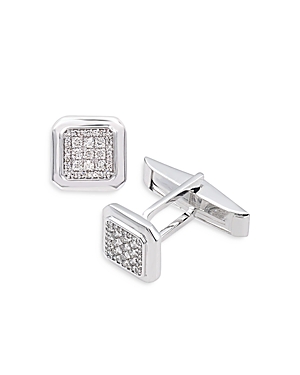 Bloomingdales Diamond Pave Cufflinks in 14K White Gold - 100% Exclusive