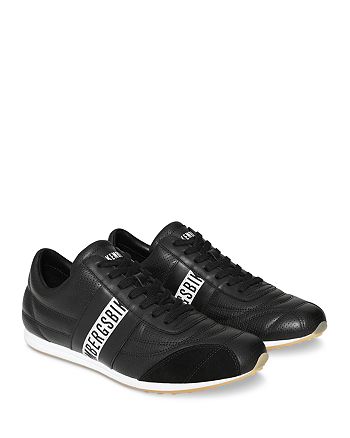 Bikkembergs - Men's Barthel Perforated Lace Up Sneakers