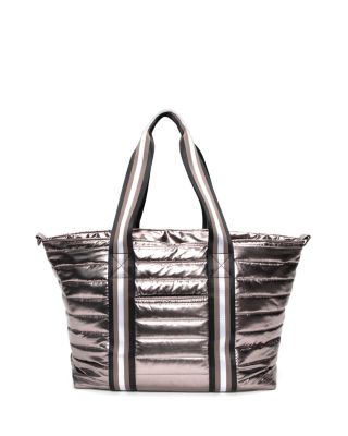 large gold beach bag