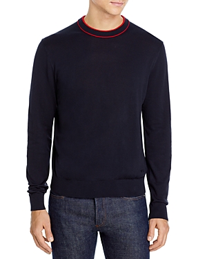 PS BY PAUL SMITH RIBBED TRIM SWEATER,M2R-116U-E21002