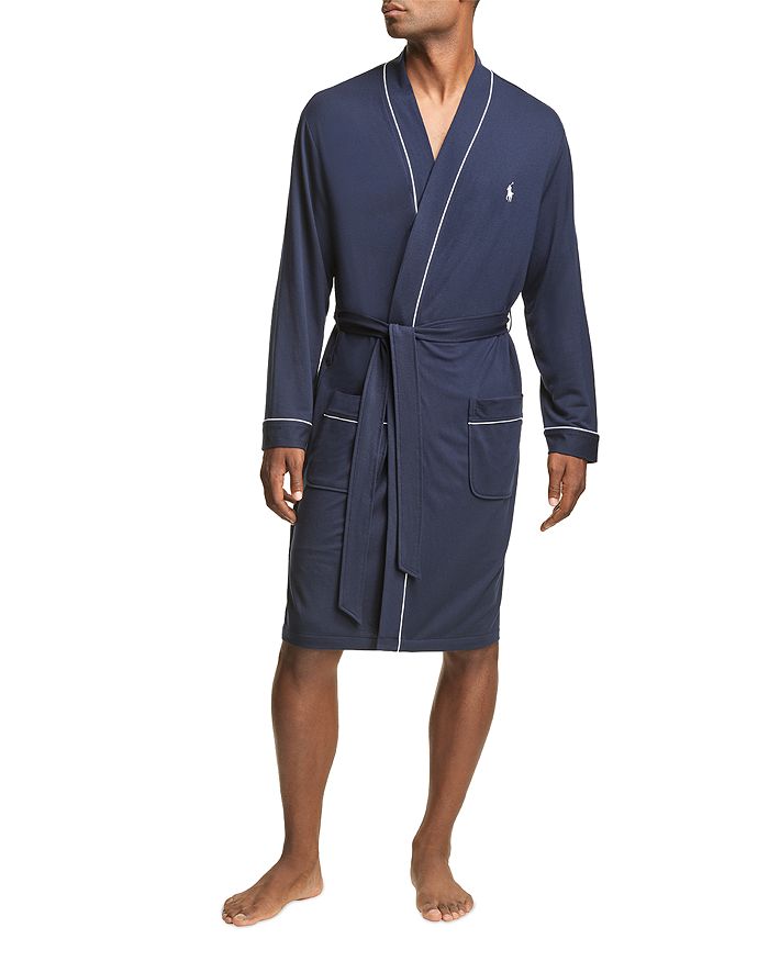 Polo Ralph Lauren Polo Basics Piped Terry Robe | Bloomingdale's