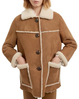 gerard darel shearling coat