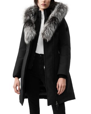 Mackage Trish Hooded Fur Trim Down Coat | Bloomingdale's