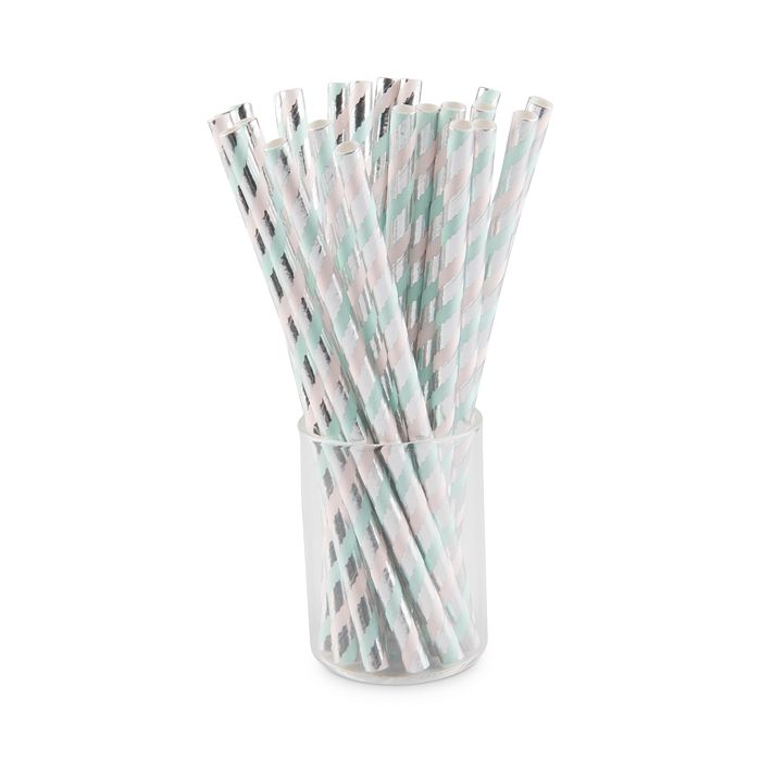 Sophistiplate Glam Cocktail Straws, Set Of 50 In Multi