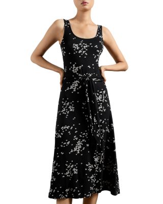 9seed paloma ruffle maxi dress