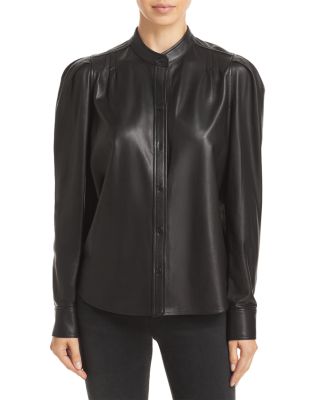FRAME Charlie Leather Shirt 