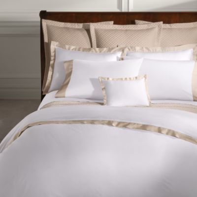 RL Organic Sateen Border Duvet Cover, Twin