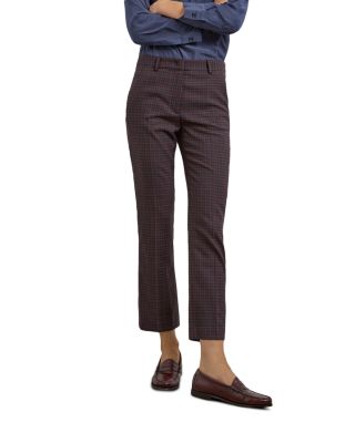 checkered formal pants