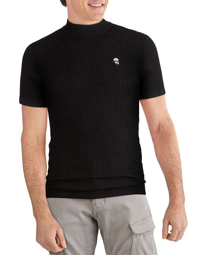 Karl Lagerfeld Paris Caricature Ribbed Short Sleeve Sweater Bloomingdale S Karl jacobs singing sweater weather podrobnee. caricature ribbed short sleeve sweater