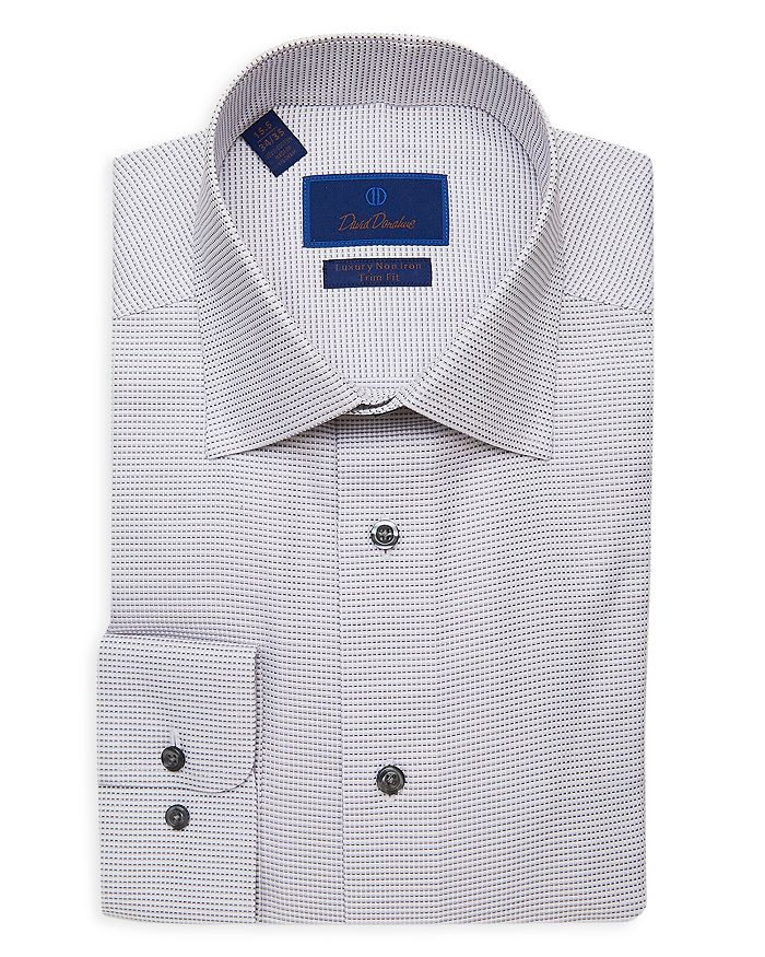 David Donahue Micro Luxury Non Iron Dress Shirt | Bloomingdale's