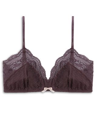 Eberjey Anouk Bralette In Espresso Bean