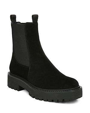 Sam Edelman Women's Laguna Waterproof Pull On Booties In Black Suede