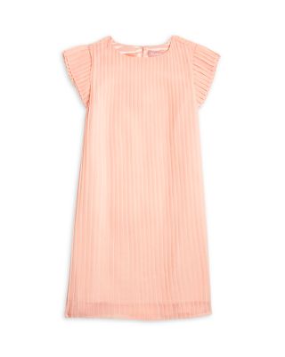 Bcbg Girls' Pleated Chiffon Shift Dress - Little Kid
