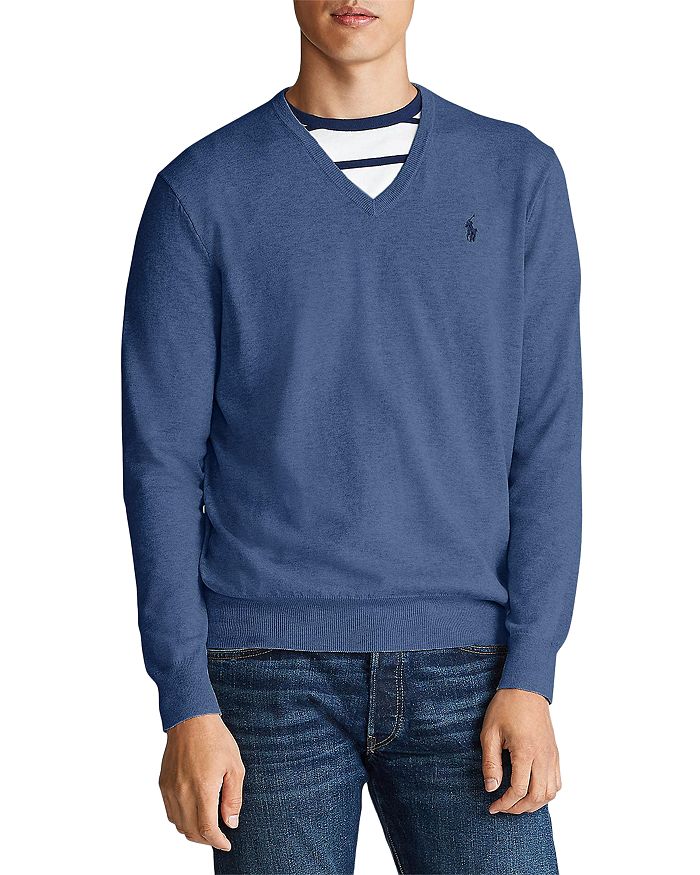 Arashigaoka Mantle Frastødende Polo Ralph Lauren Cotton V-Neck Sweater | Bloomingdale's