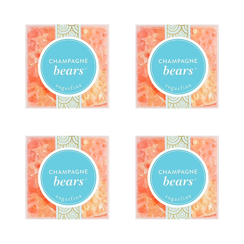 Sugarfina Champagne Bears, Small Cube - Set of 4