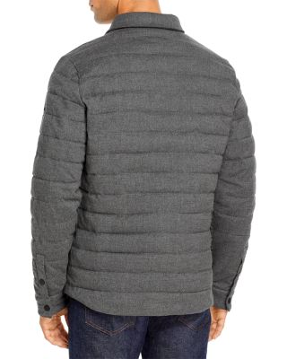 scotch & soda plaid faux shearling lined wool blend trucker jacket