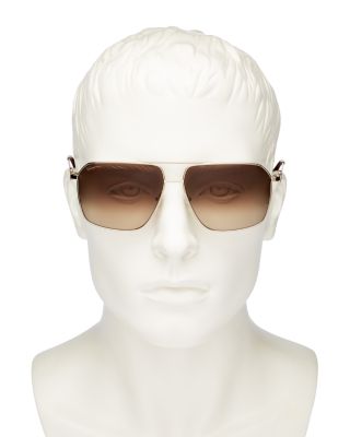  Brow Bar Aviator Sunglasses, 62mm