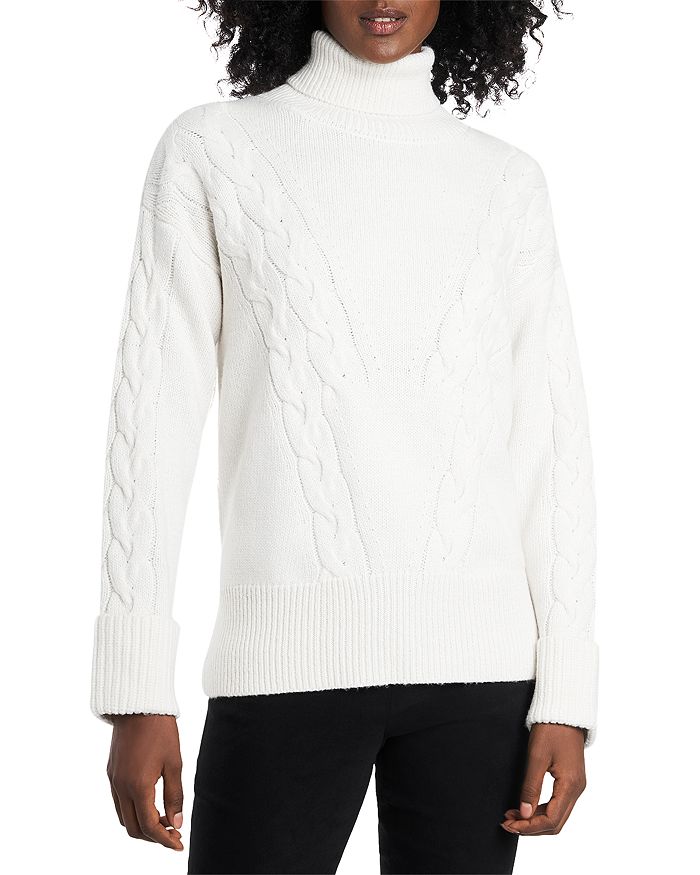 Vince camuto cable 2025 stitch funnel neck sweater