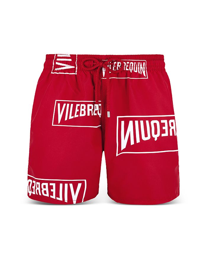 VILEBREQUIN (RED) AIDS COLLABORATION SWIM TRUNKS,MOOS9H00
