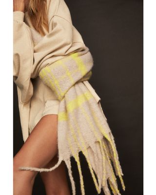 Free People - Brushed Plaid Blanket Scarf