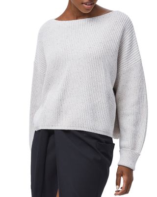 FRENCH CONNECTION Millie Mozart Knits Cotton Boat Neck Sweater Bloomingdale s