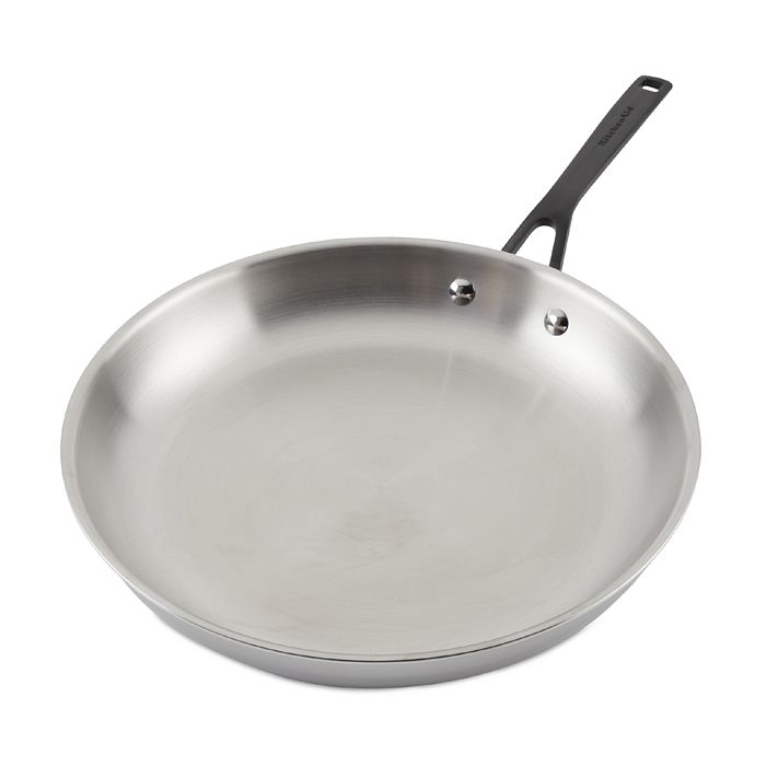 Shop Kitchenaid 12.25 Open Frying Pan In Silver