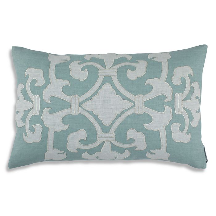 Lili Alessandra Angie Small Rectangle Pillow In Spa Faded
