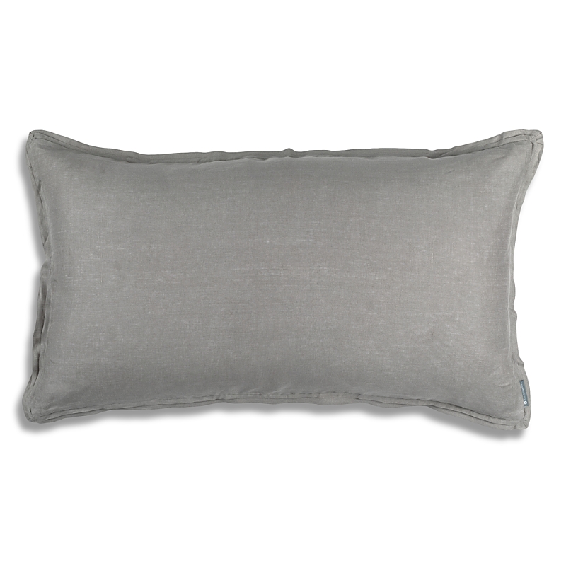 Lili Alessandra Bloom King Pillow In Light Gray