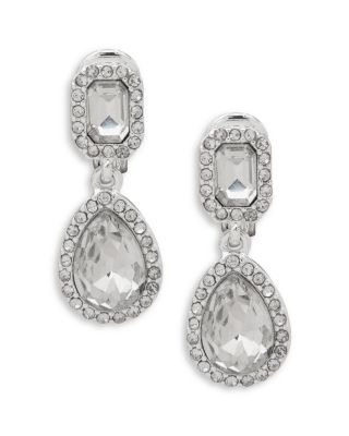 Ralph Lauren - Teardrop & Emerald Cut Drop Earrings