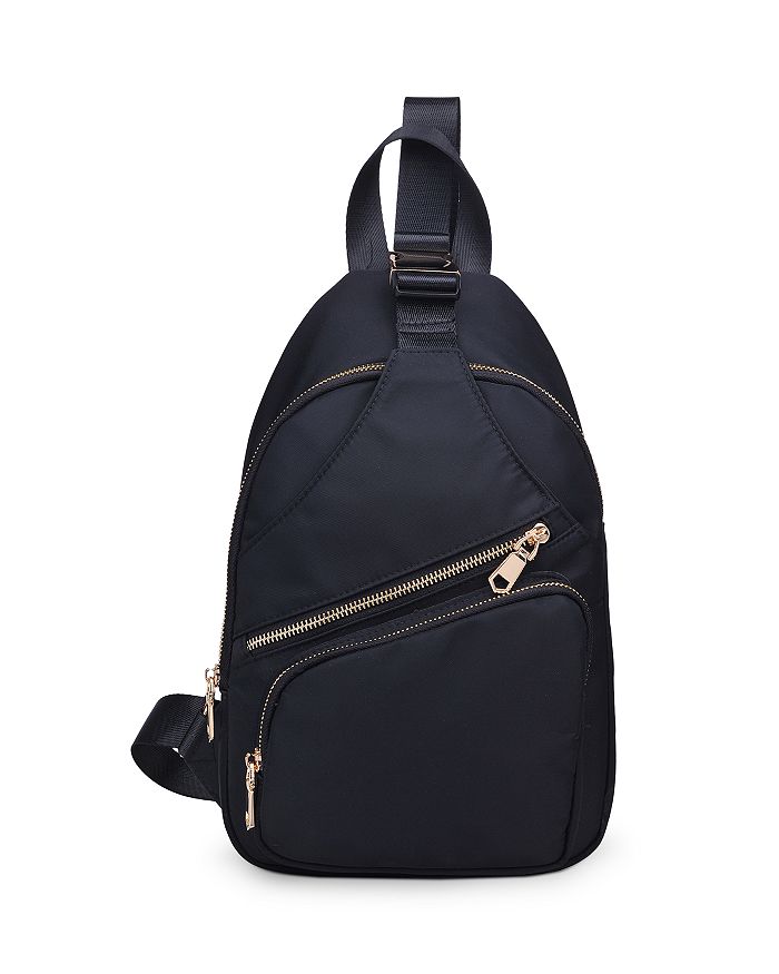Sol & Selene Beyond The Horizon Medium Woven Neoprene Sling Backpack - Black