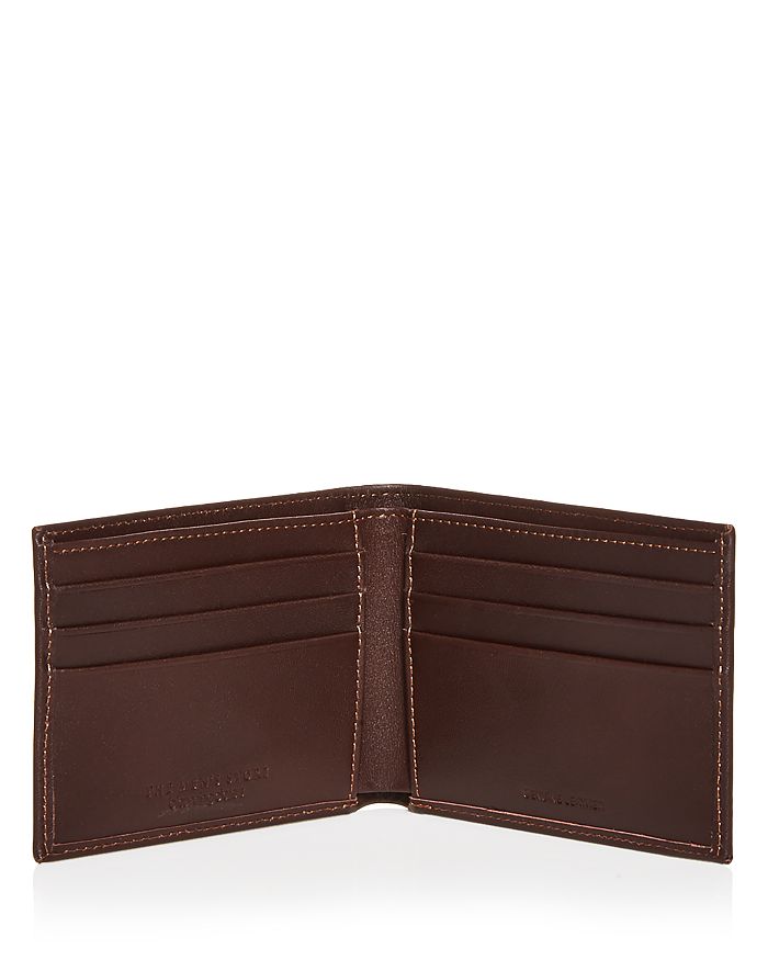 Shop The Men's Store At Bloomingdale's Leather Bi Fold Wallet - 100% Exclusive In Brown