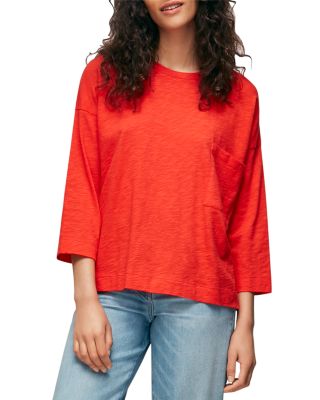 Boxy Cotton Crewneck Tee