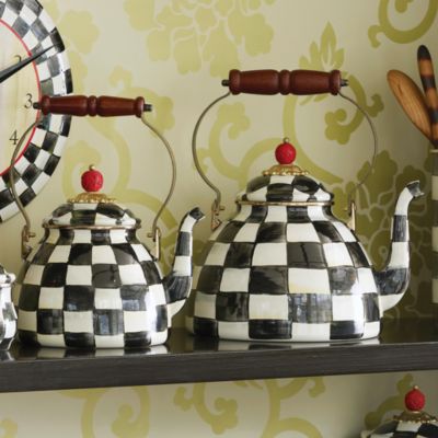 MacKenzie-Childs - Courtly Check Tea Kettles