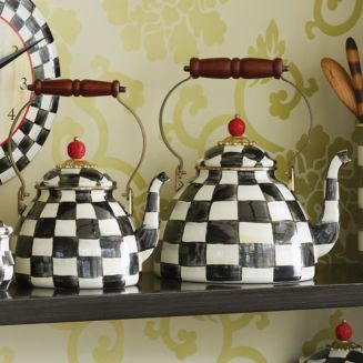 MacKenzie-Childs Courtly Check Tea Kettles | Bloomingdale's Mackenzie-Childs