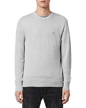 Allsaints Mode Merino Sweater In Fog Gray
