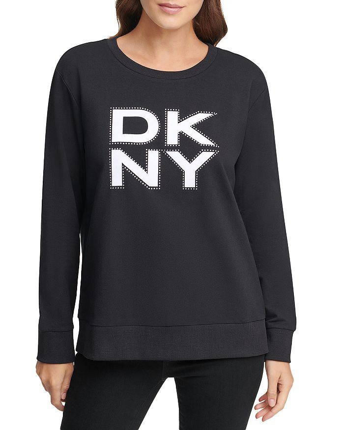 DKNY Stacked Logo Sweatshirt | Bloomingdale's