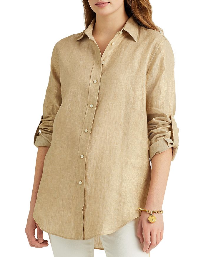 Ralph Lauren Linen Button Up Shirt