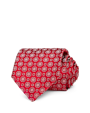 Canali Floral Medallion Silk Classic Tie