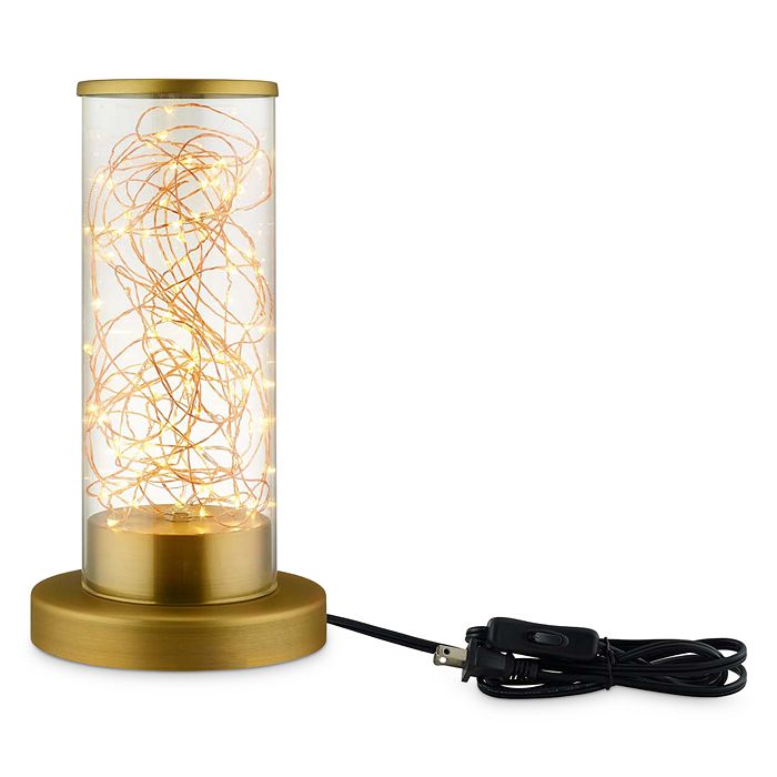 Modway Adore Cylindrical-Shaped Clear Glass And Brass ...
