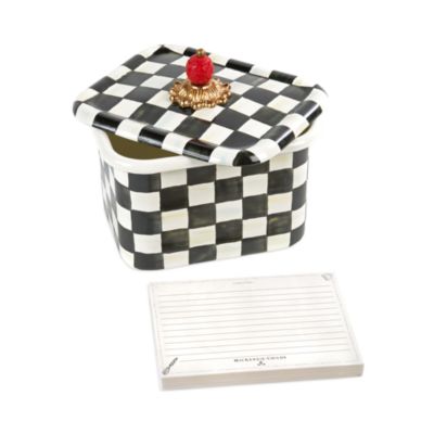 Courtly Check&reg; Recipe Box