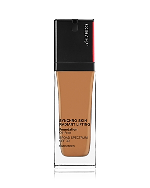 Shiseido Synchro Skin Radiant Lifting Foundation Spf 30 420 Bronze 1.0 oz/ 30 ml In 420 Bronze (tan With Golden Undertones)
