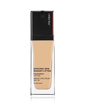 Shiseido Synchro Skin Radiant Lifting Foundation Broad Spectrum Spf 30 Sunscreen In Sand