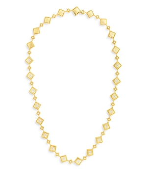 Roberto Coin 18k Yellow Gold Palazzo Ducale Diamond Collar Necklace, 16